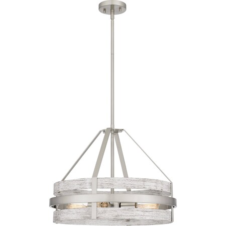 Quoizel Gadsen Pendant 4 Lights Brushed Nickel GDN2820BN